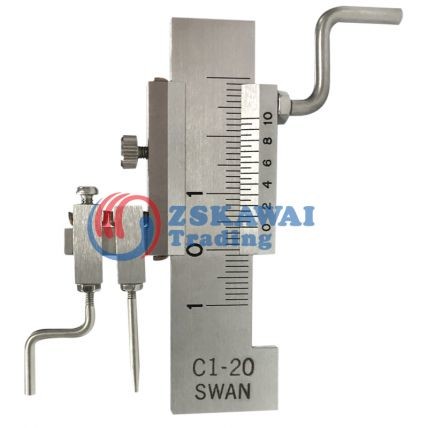 日本天鹅牌SWAN段差规C1-20游标卡尺面差尺工业级测量工具