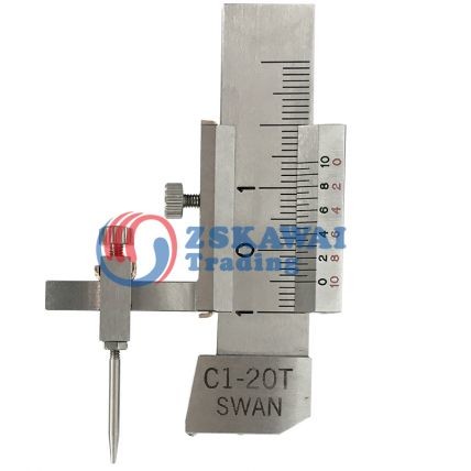 日本SWAN天鹅段差规C1-20T面差尺游标卡尺塞尺工业级测量工具