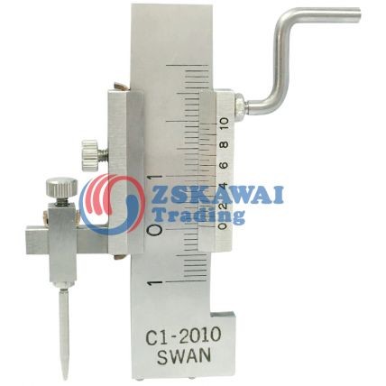 日本SWAN天鹅段差规C1-2010面差尺游标卡尺精准测量工具